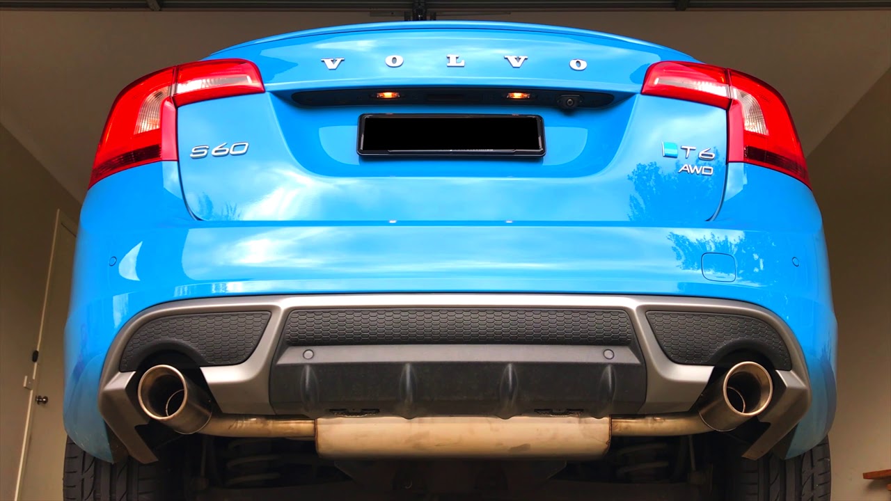 Volvo S60 T6 R-Design Polestar Exhaust