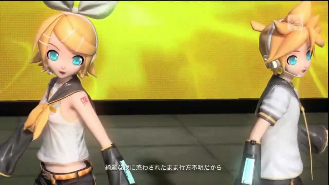 Butterfly on Your Right Shoulder Rin, Len, Miku, Luka [Project Diva Dreamy Theater 2nd]