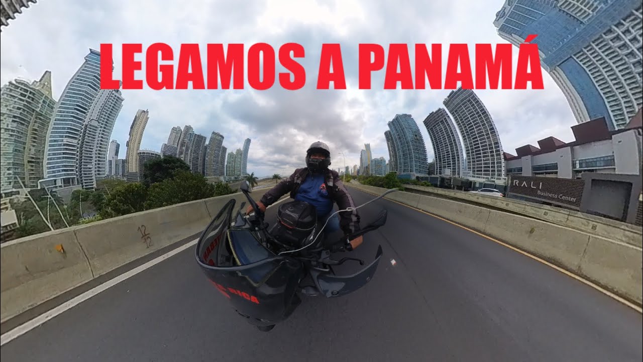 Así fue mi VIAJE en MOTO a Ciudad de PANAMÁ