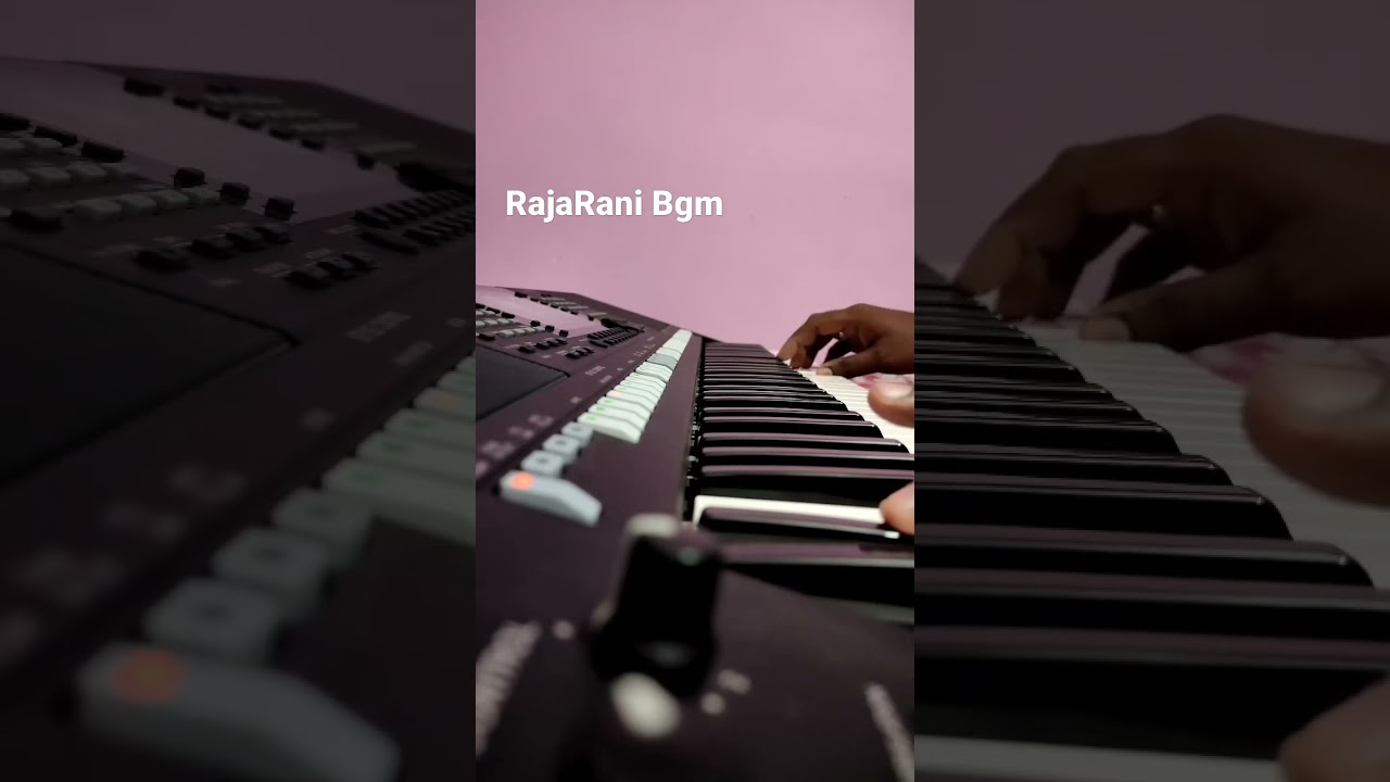 RAJARANI BGM KEYBOARD COVER #rajarani #benscritique #shorts #keyboardcover #viral #atlee #aarya