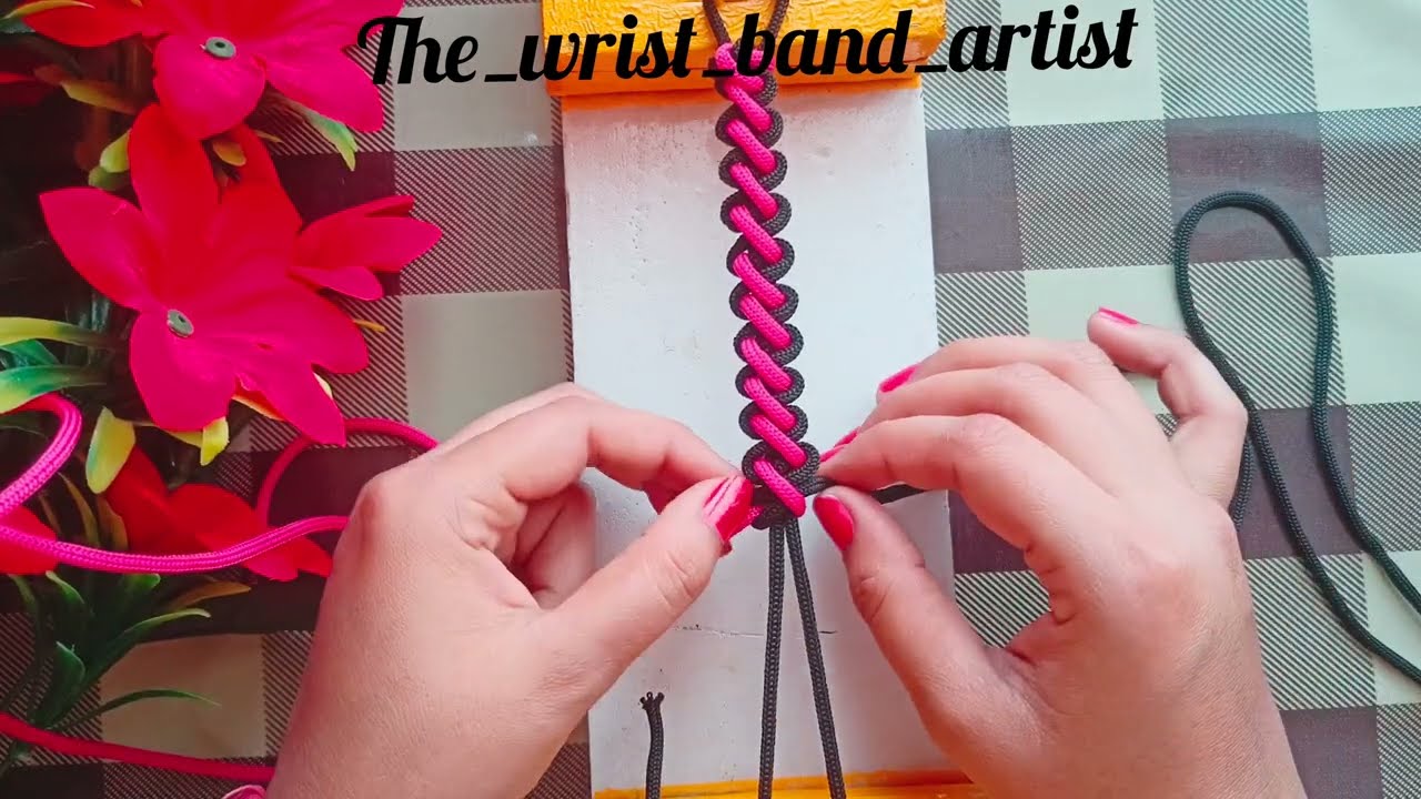 how to make a bootlace curling millipede paracord bracelet 📿 easy bracelet making