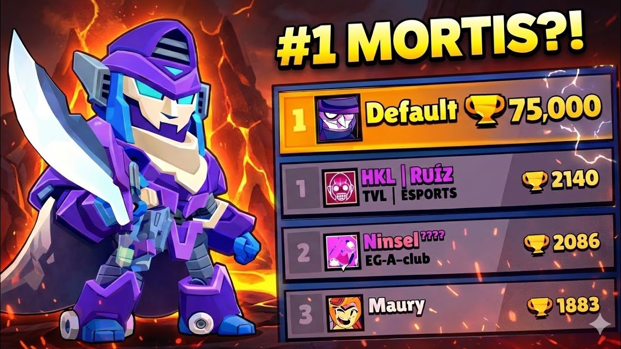 Mortis Leaderboard Push! | Part 1 | #brawlstars #mortis