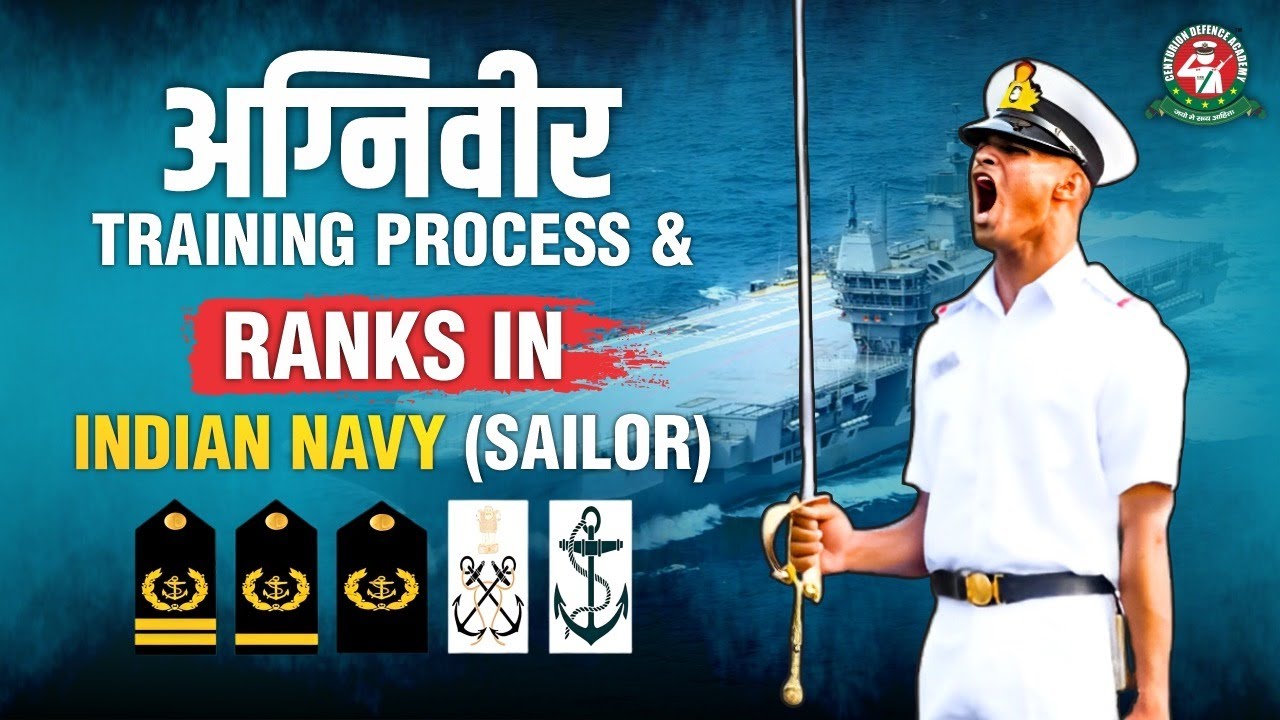 Indian Navy Agniveer Sailor Ranks and Insignia | Agniveer Scheme Training Process Complete Details