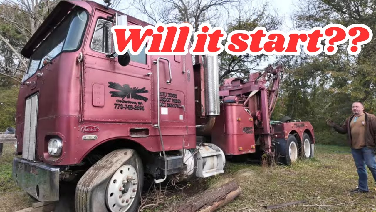 Peterbilt 352 Cabover Wrecker, Will It Start?