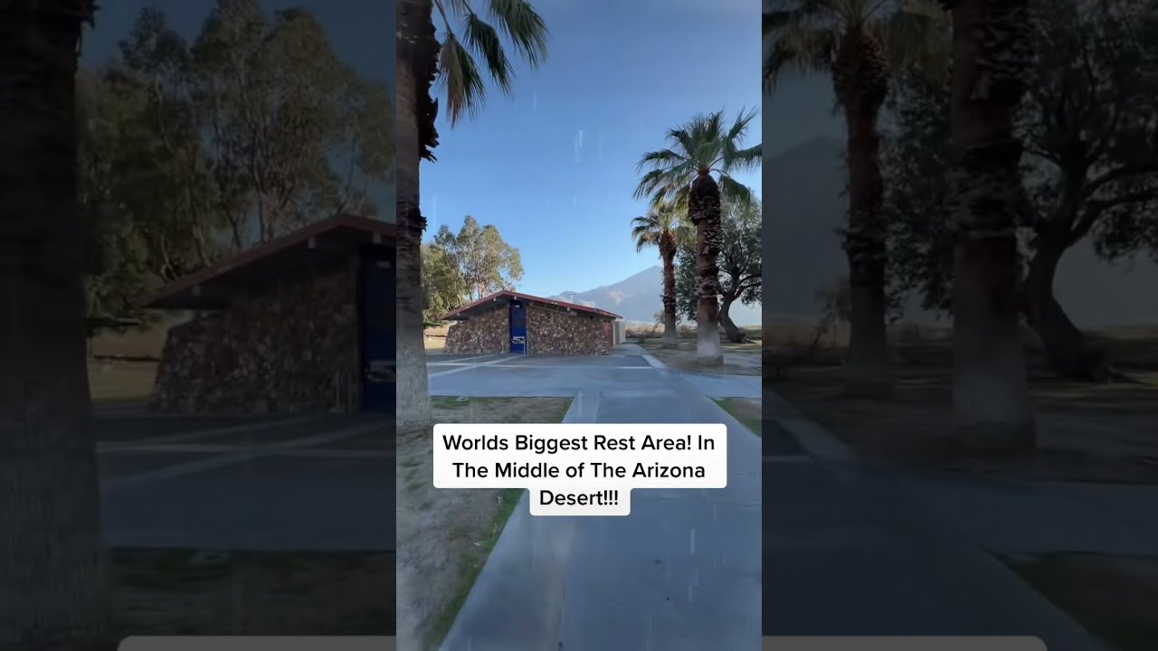 Nobody knows about this secret rest area!!! #restarea #secret #wow #beautiful