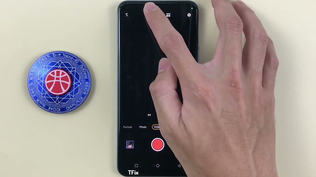 Complete photo orientation prompt in camera on Vivo V23e Android 13