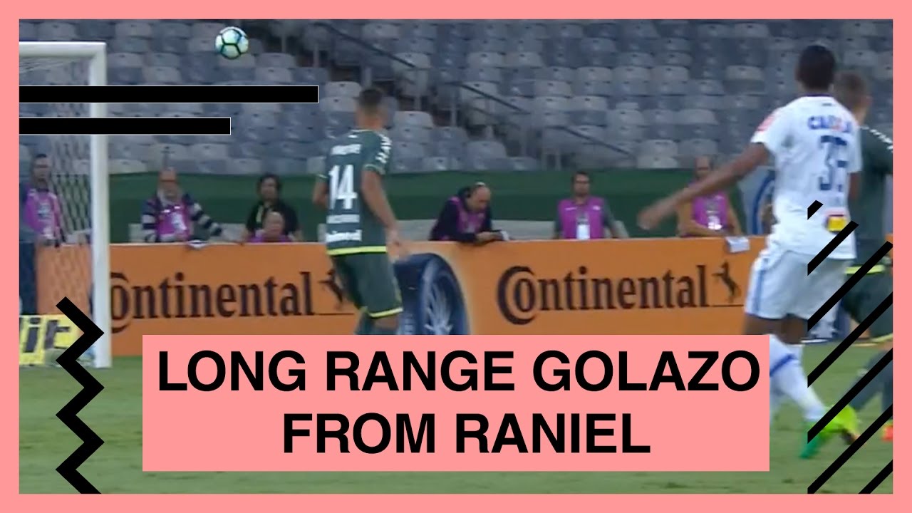 LONG RANGE GOLAZO FROM CRUZEIRO'S RANIEL