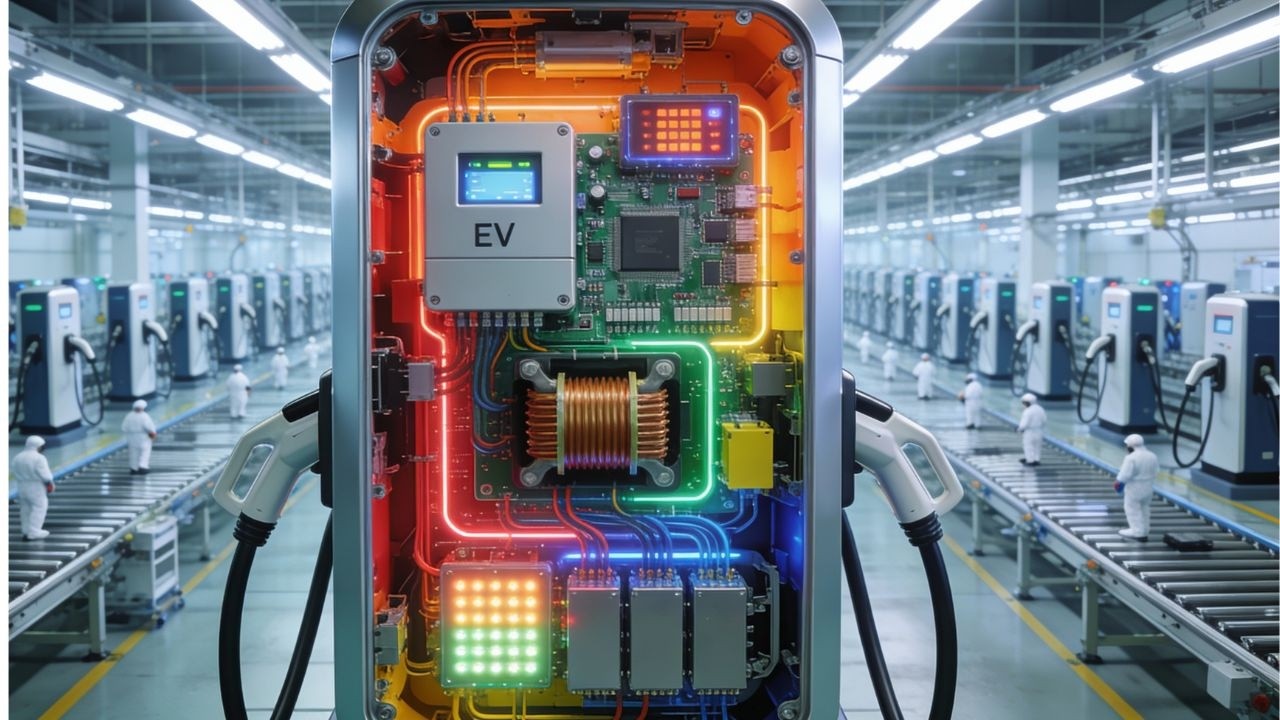 Inside a Modern Charging Station Factory: From Power Modules to EV Chargers (Full Process)