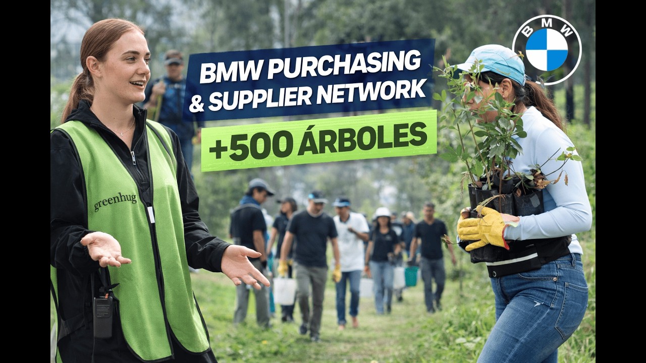 BMW SLP Purchasing & Supplier Network 2025 | 20 empresas, +500 árboles en Parque Tangamanga