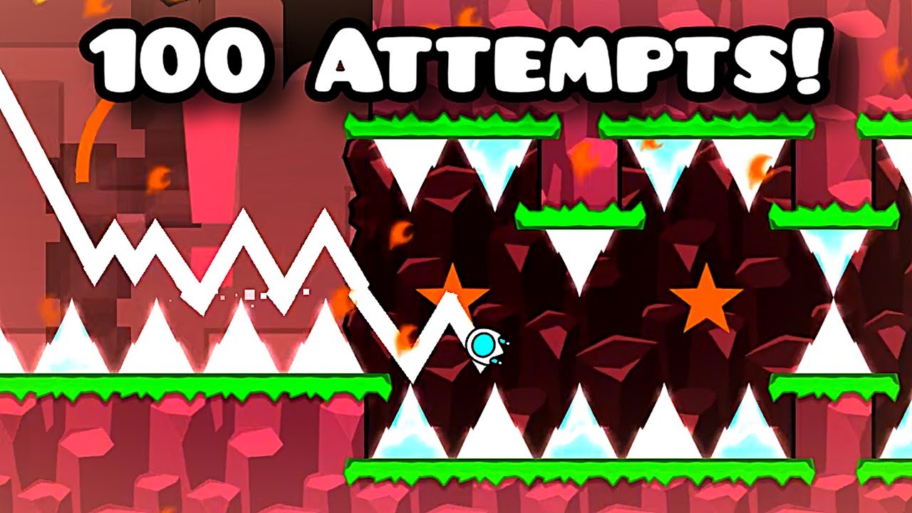 DIESES Level ist ein 4 STAR! (Geometry Dash 100 Life Challenge #2)