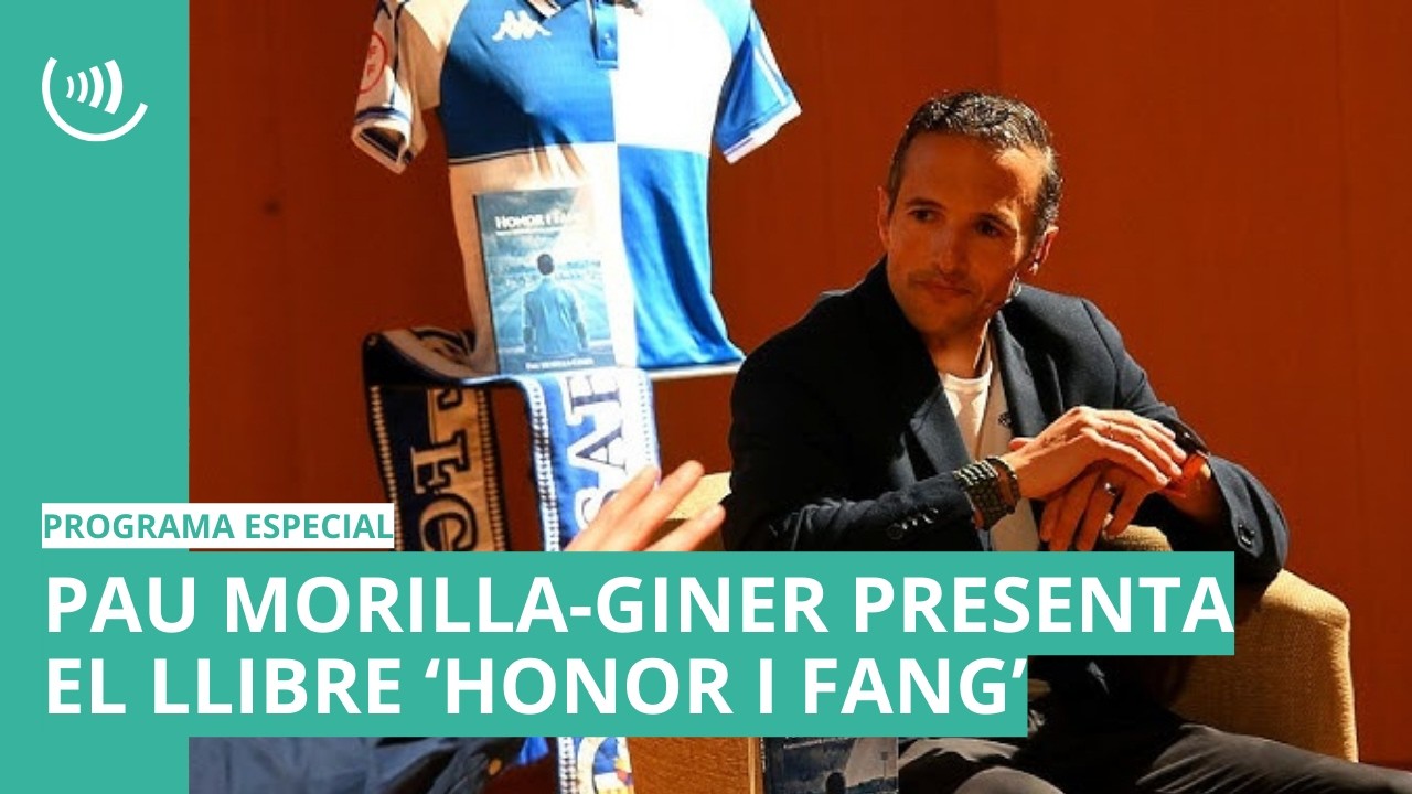 El president del CE Sabadell, Pau Morilla-Giner, presenta el seu llibre 'Honor i fang'