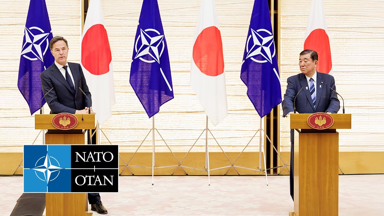 NATO Secretary General with the Prime Minister of Japan 🇯🇵 Shigeru Ishiba, 09 APR JUL 2025