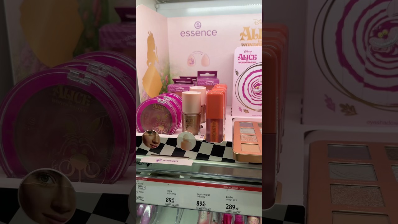 New essence Disney Alice in Wonderland inspired Trend Edition 💖🌟 #essencemakeup #makeup #essence
