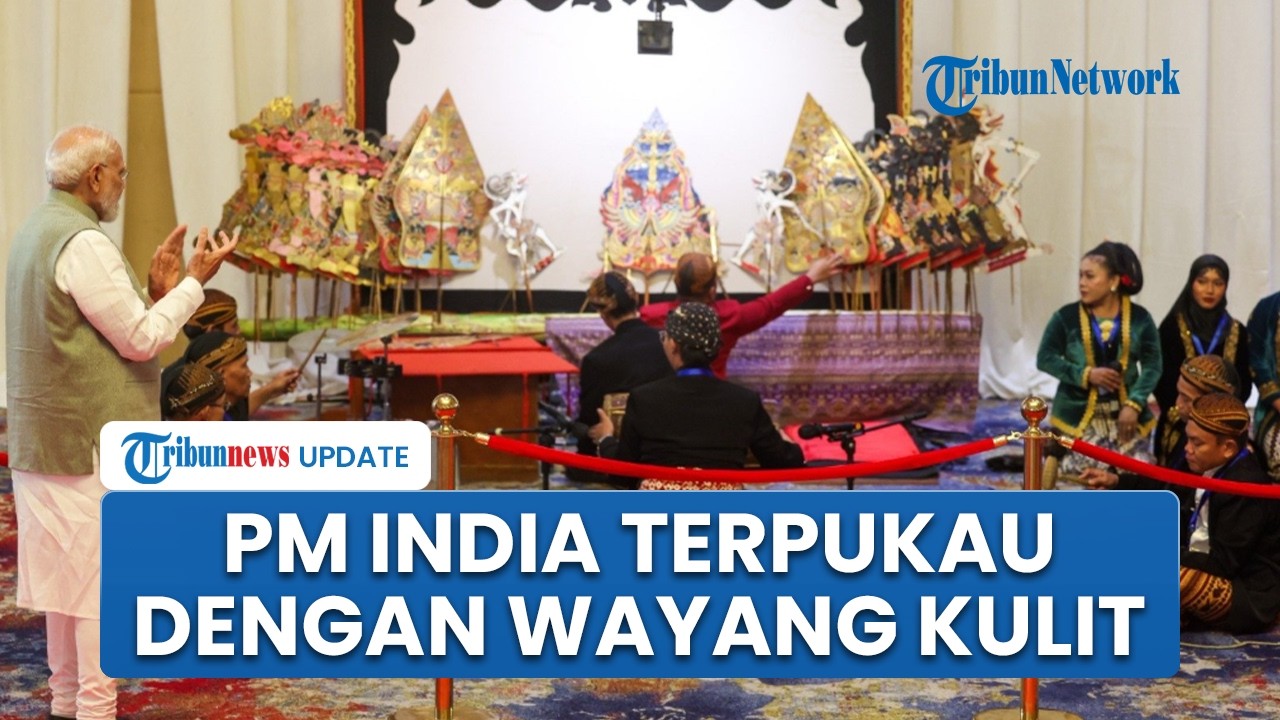 Terpukau Lihat Wayang Kulit, PM India Narendra Modi Puji Indonesia karena Hidupkan Kisah Ramayana