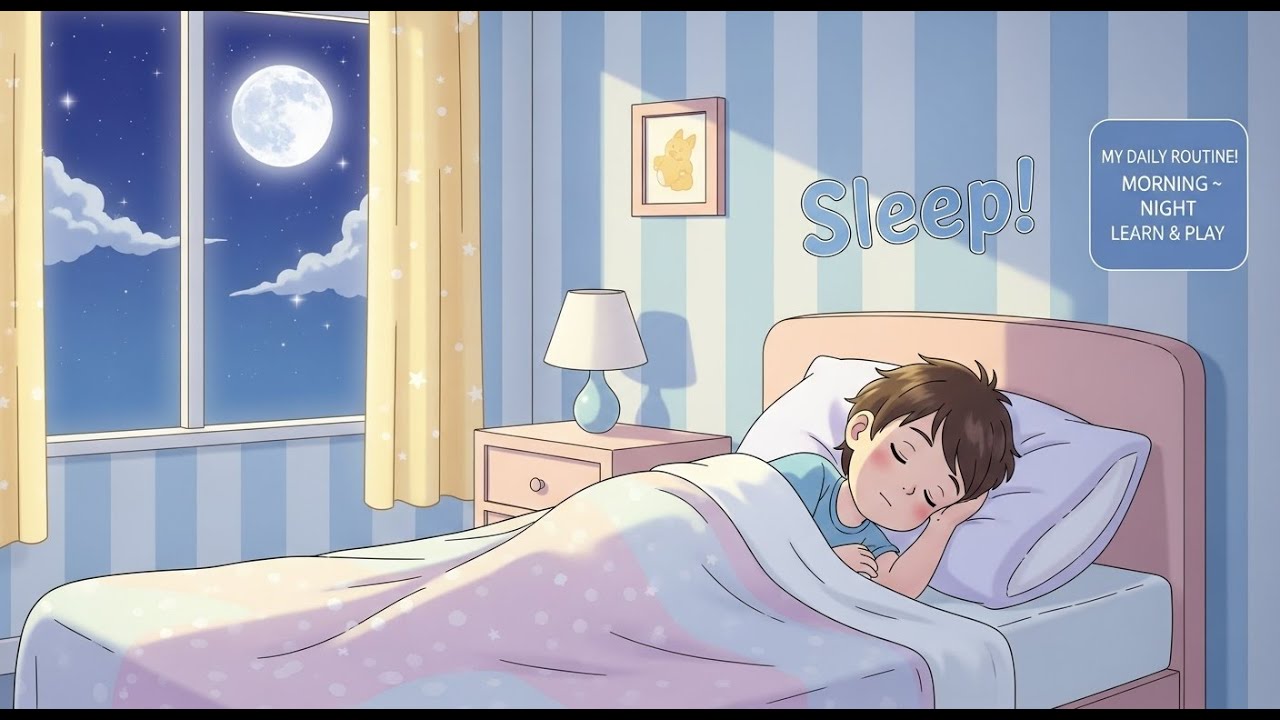 My Daily Routine Song for Kids | Preschool Learning Animation