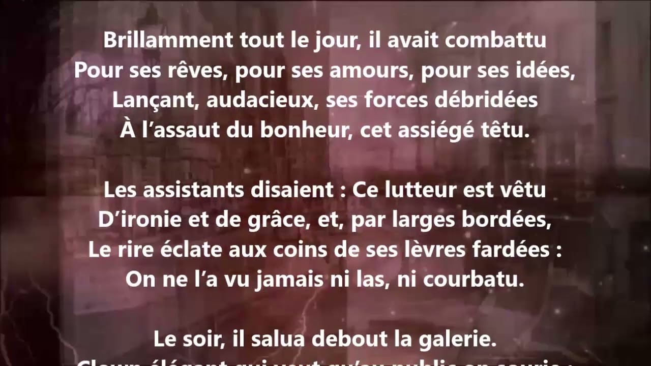 Lutte parisienne - &Eacute;mile Goudeau lu par Yvon Jean