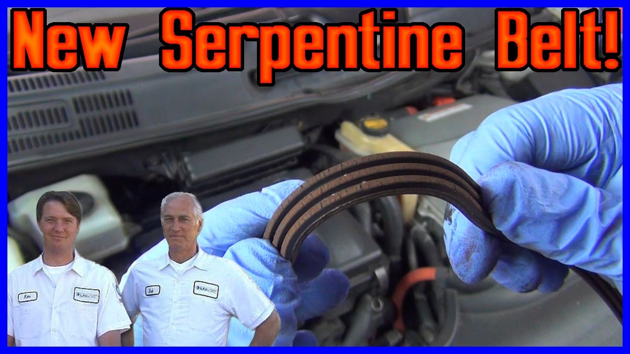 How to Replace Serpentine Belt Toyota Prius 2003-2009