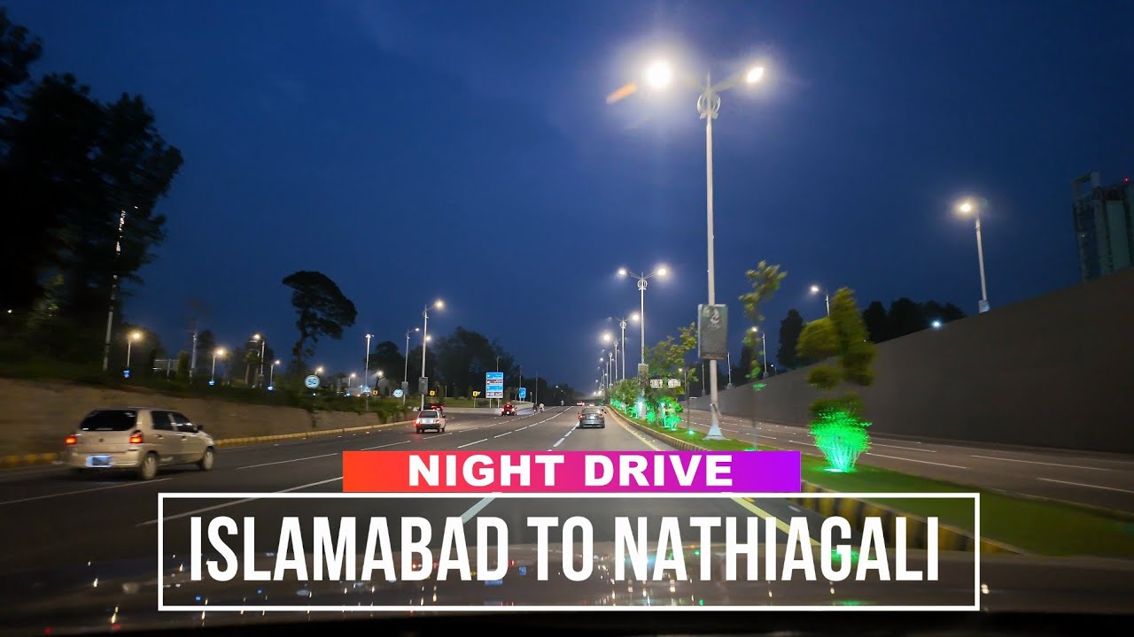 Night Drive from Islamabad to Nathia Gali 🇵🇰 | Scenic Mountain Road Trip in 4K