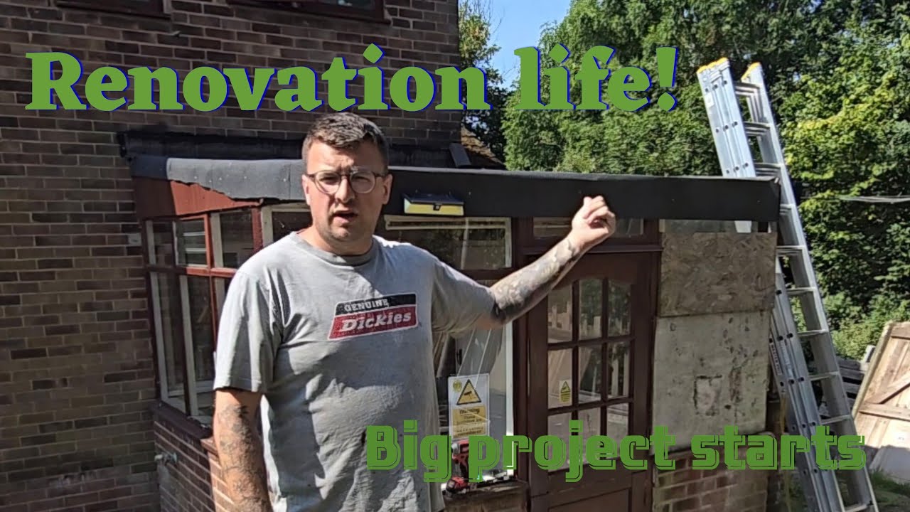 We start our budget house extension 1970s renovation part 1