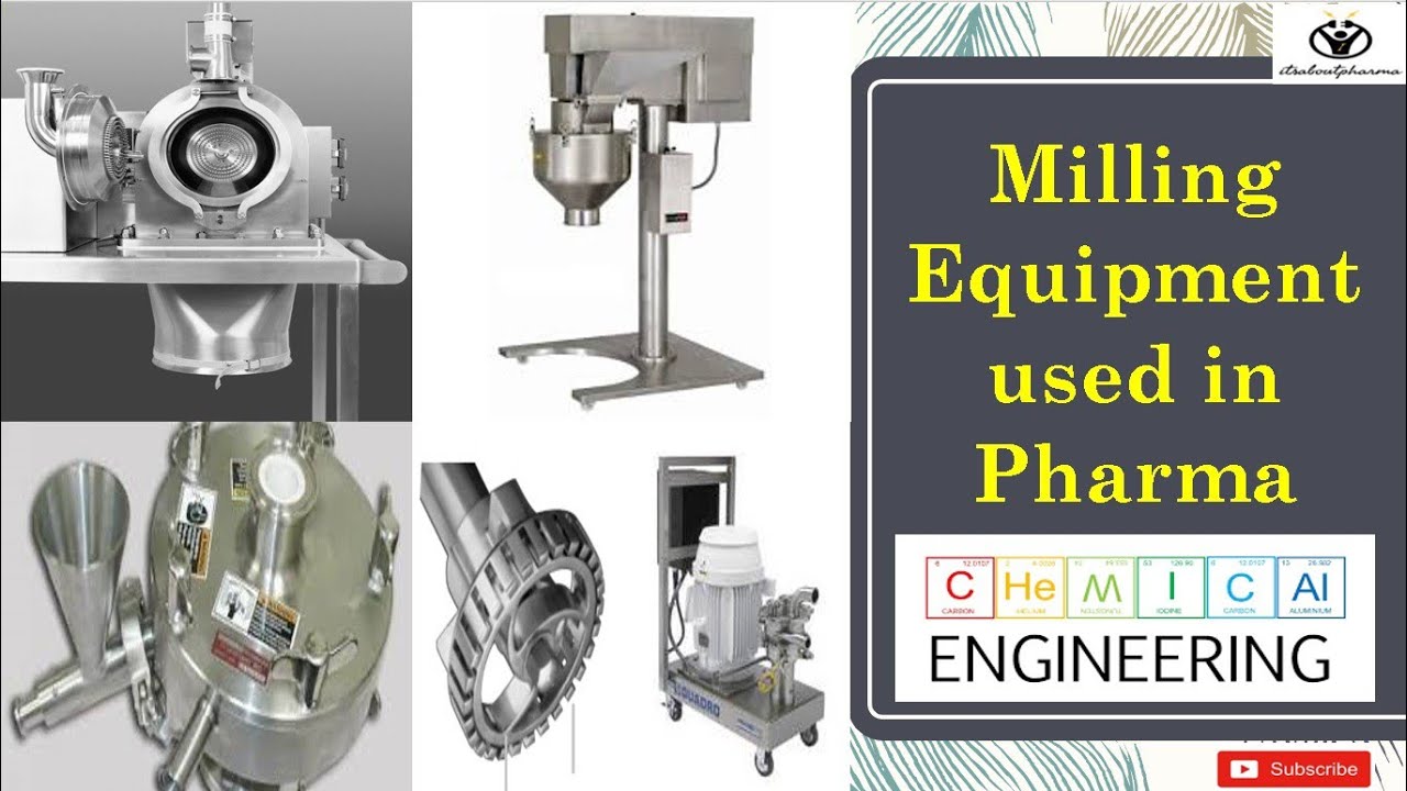 Milling equipment used in pharma ( Pin mill, Multimill, wetmill, jetmill) @its about pharma