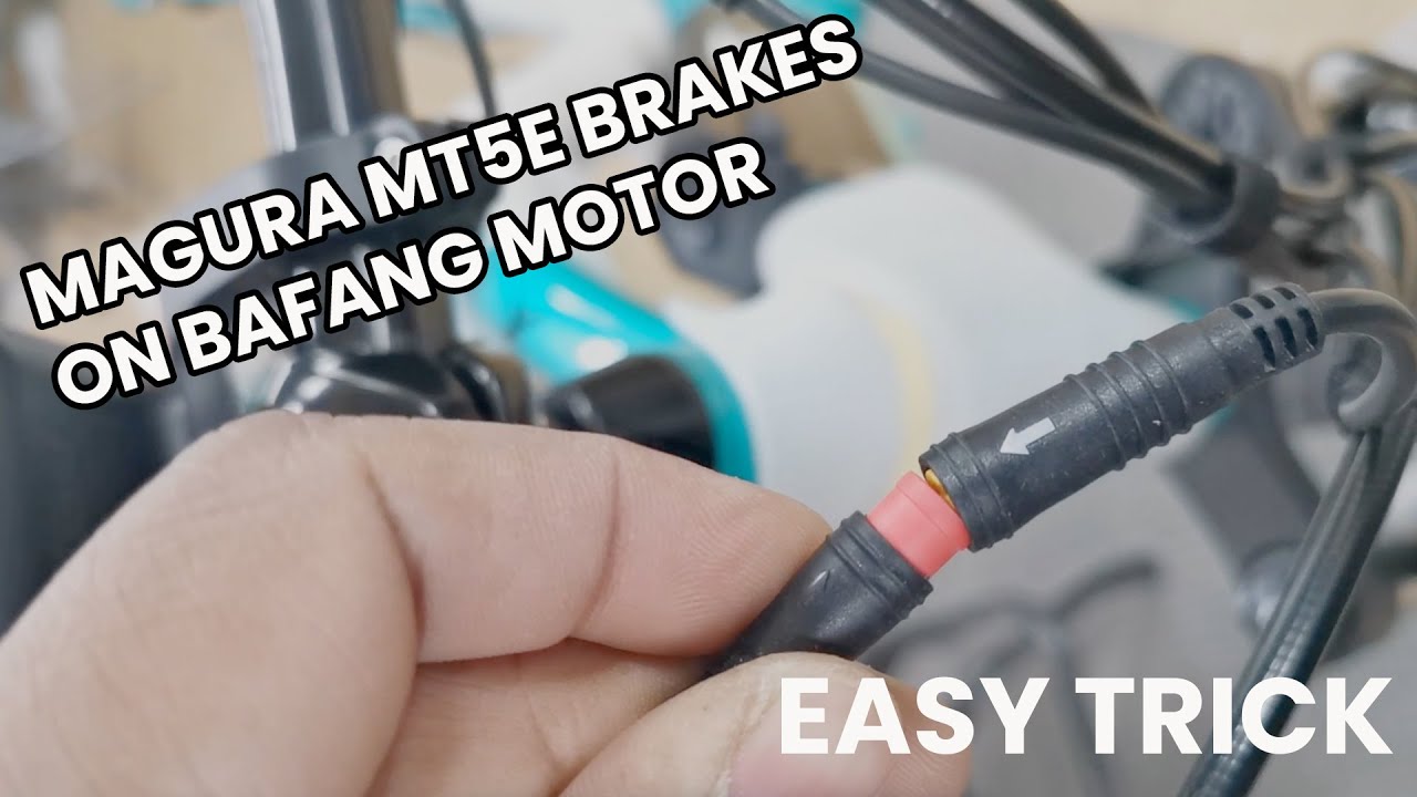 Magura MT5e Hydraulic Brakes Installed on Bafang Motor - BBS02, BBSHD, Ultra G510 M620
