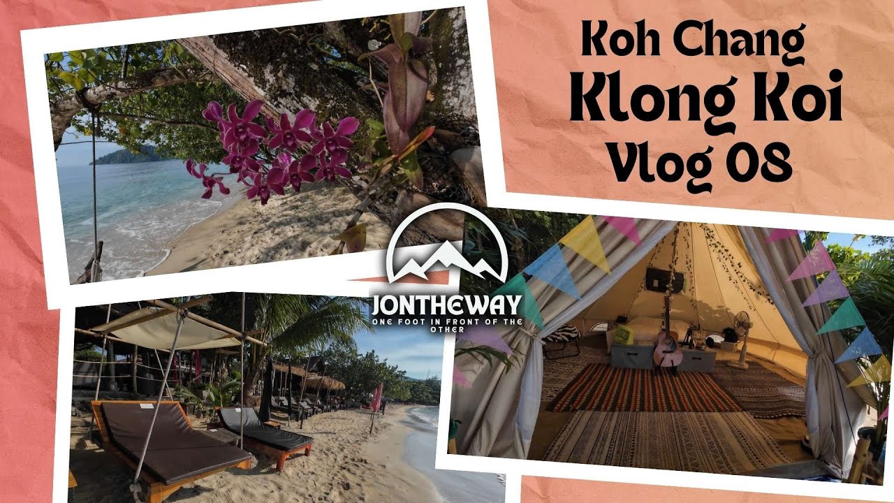 Explore Klong Koi Beach - A walk down this beautiful beach on the island of Koh Chang.