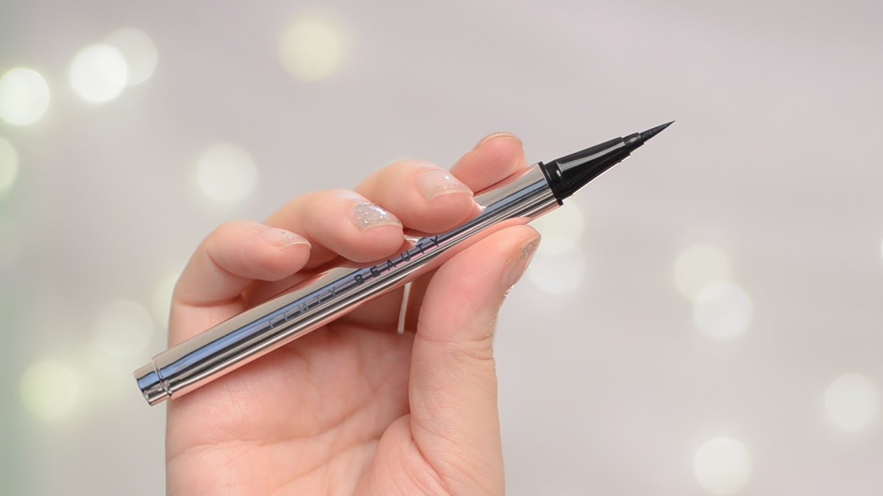 Fenty Flyliner Liquid Eyeliner 12hr Wear Test & Review | CORRIE V