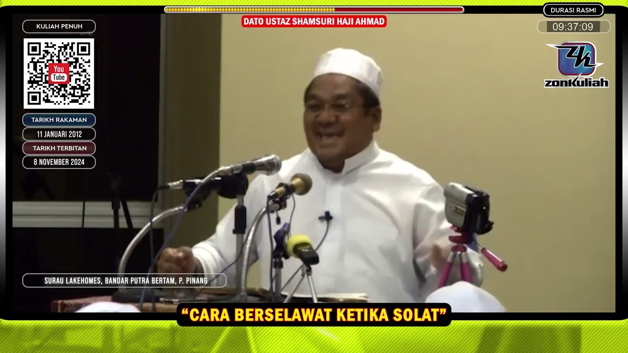 TAZKIRAH : Cara Selawat Keatas Nabi Ketika Solat - Ustaz Shamsuri Ahmad