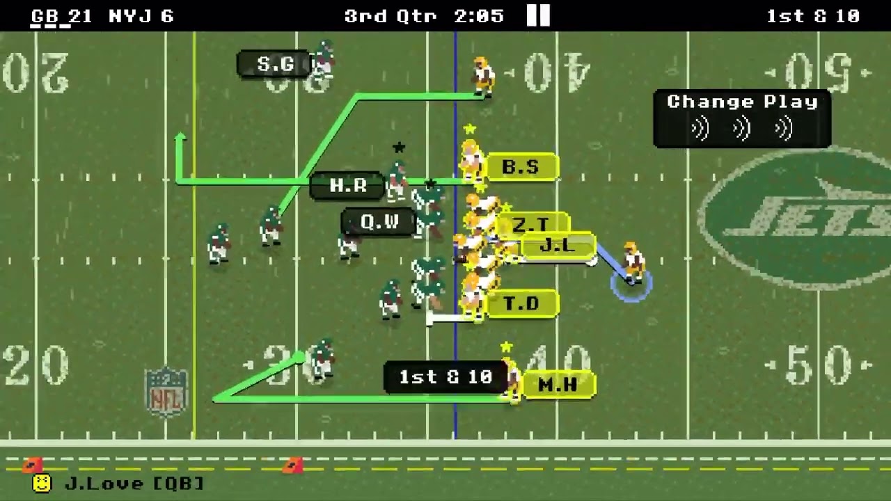 NFL Retro Bowl 26 Gameplay (no mic)
