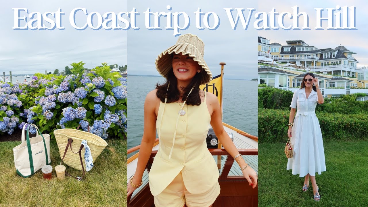 VLOG | an east coast trip to Watch Hill, Rhode Island