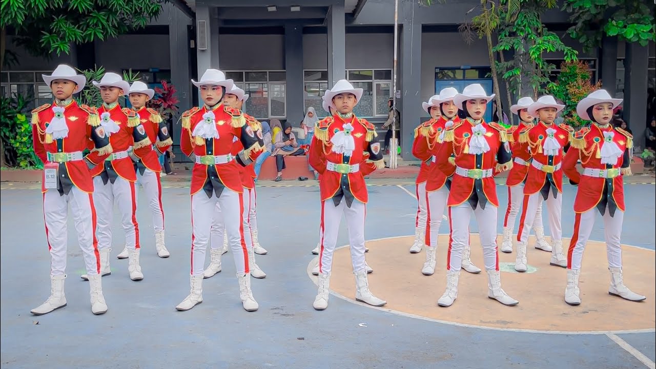 MERINDING! PASKIBRA SMPN 1 CIPARAY LKBB GAPATAR COMPETITION