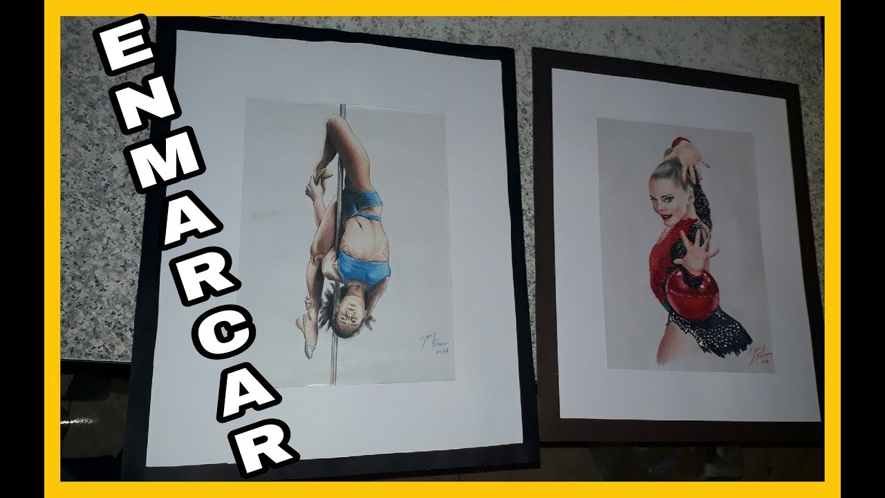 Cómo enmarcar tus dibujos con cartulina