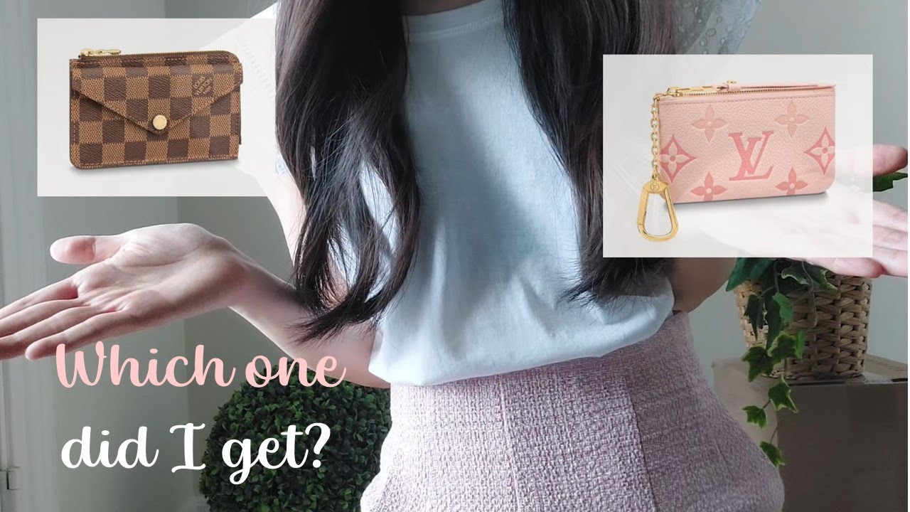 LOUIS VUITTON KEY POUCH WALLET BAG REVEAL UNBOXING | Recto Verso or Gradient Pink? Luxury Thoughts