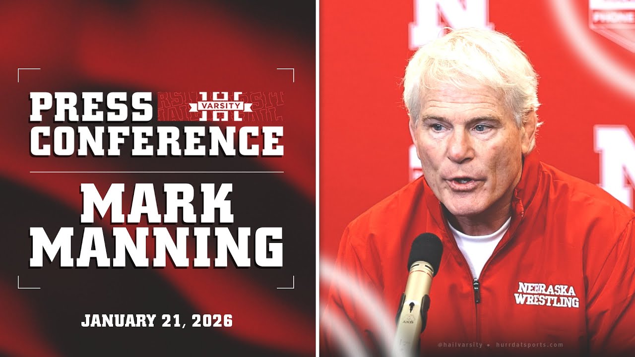 Husker HC Mark Manning Previews Iowa & Ohio State Matches | Nebraska Wrestling Press Conference