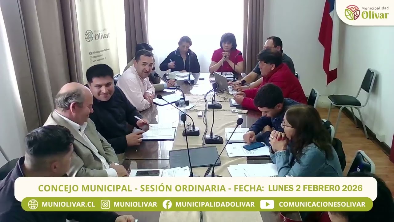 Concejo Municipal, Lunes 2 Febrero 2026
