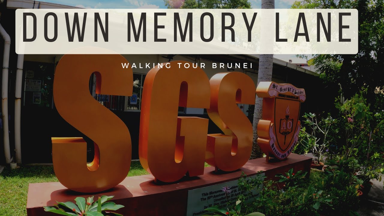 Пешеходная экскурсия: школа Святого Георгия, Бруней | GoPro Vlog 4K 2022 @LuueeJanice