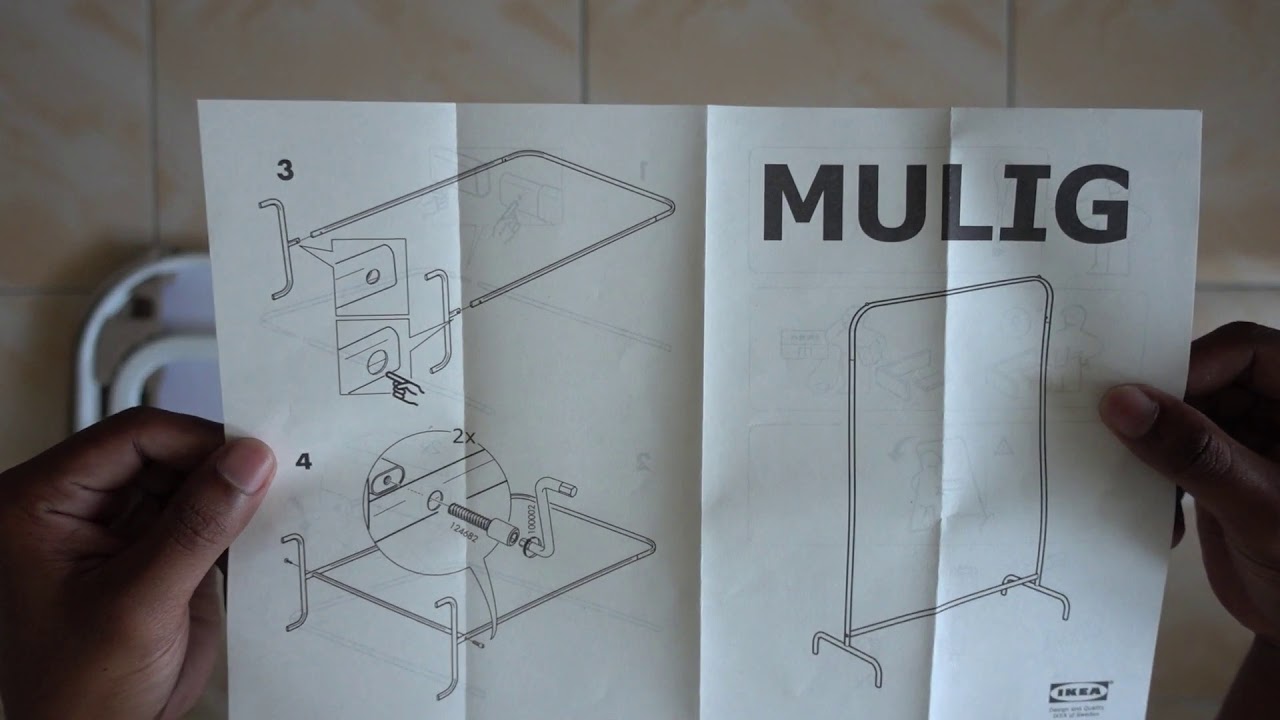 Unboxing IKEA MULIG Clothes rack