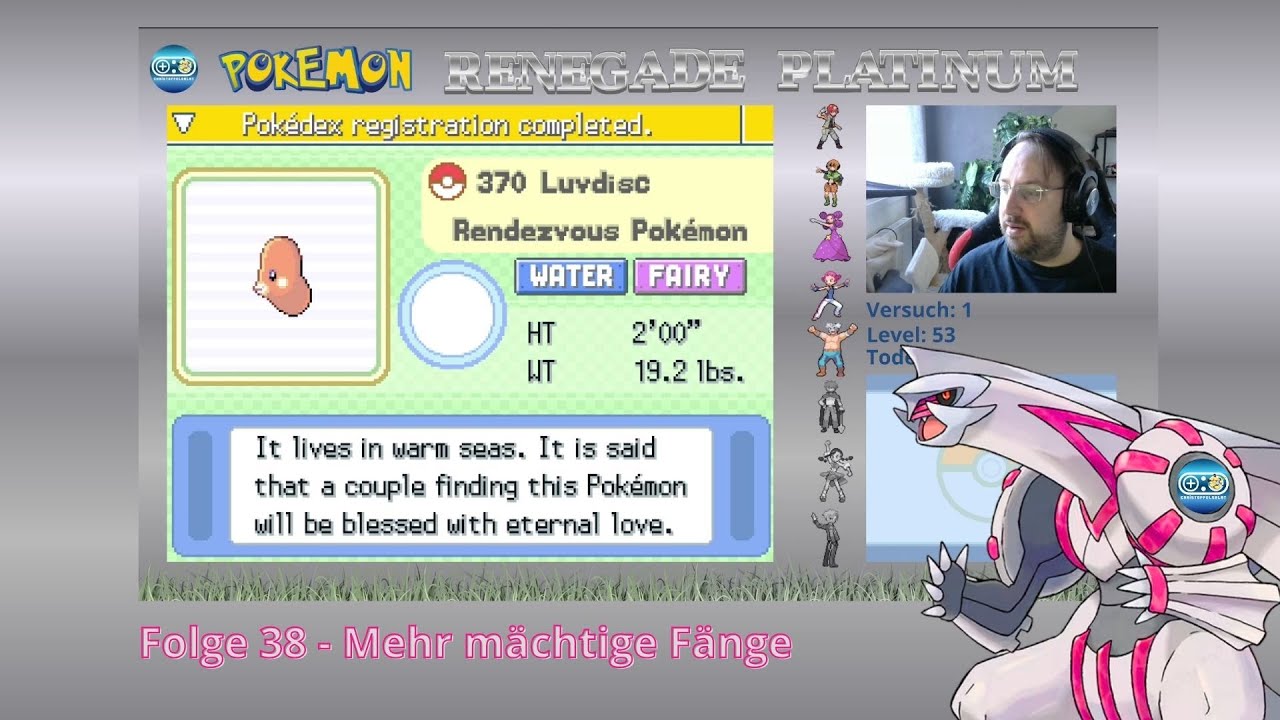 Pokemon Renegade Platinum Nuzlocke Challenge #38 Mehr mächtige Fänge