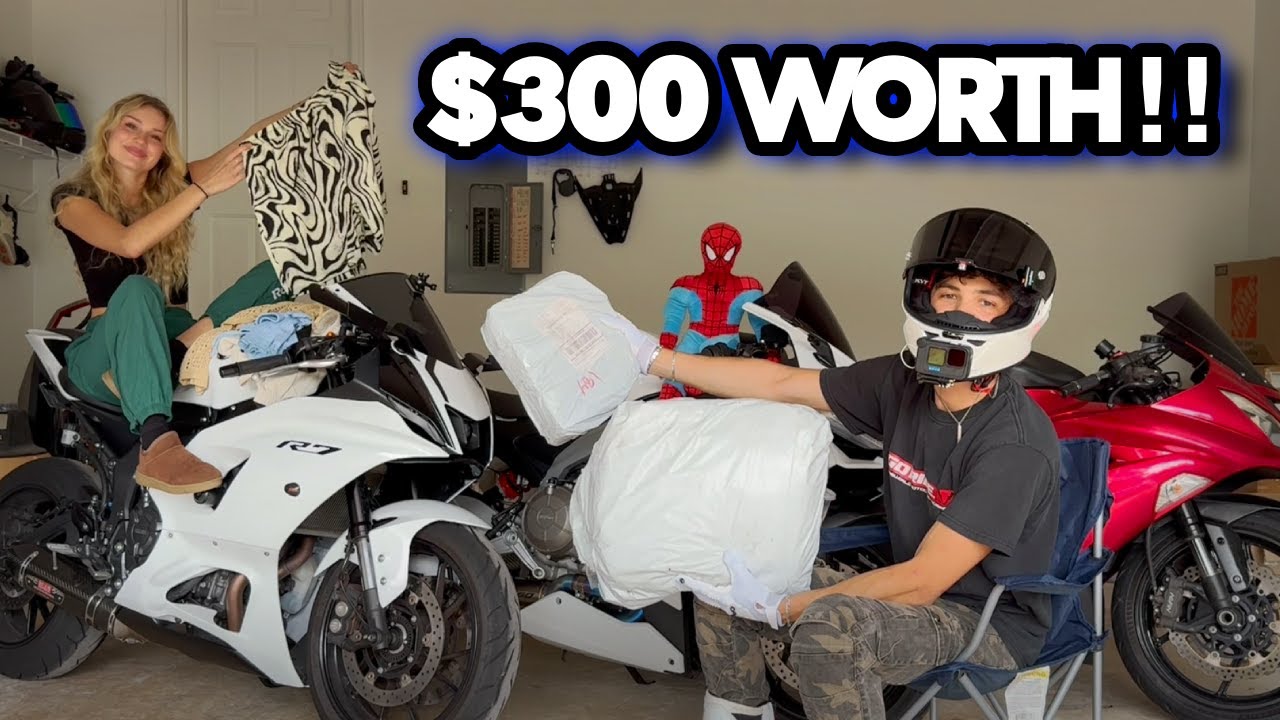 BUYING $300 OF TEMU MOTORCYCLE GEAR SO YOU DONT HAVE TO!