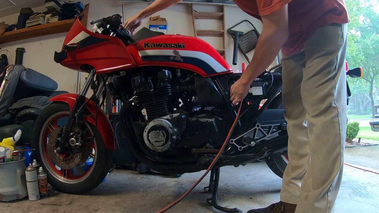 1983 Kawasaki GPZ 1100 First start in 23 years Will It Run