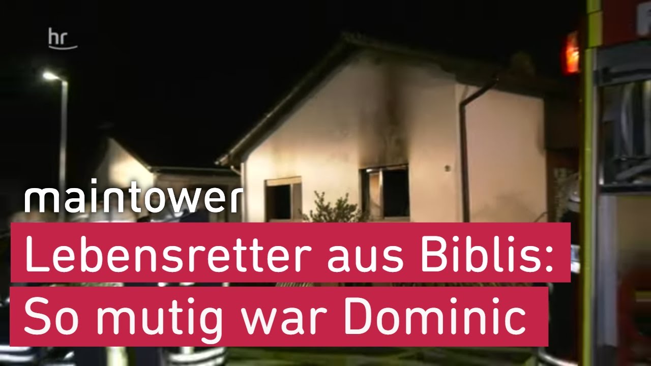 Biblis: Junger Mann rettet Nachbarin aus brennendem Haus | maintower