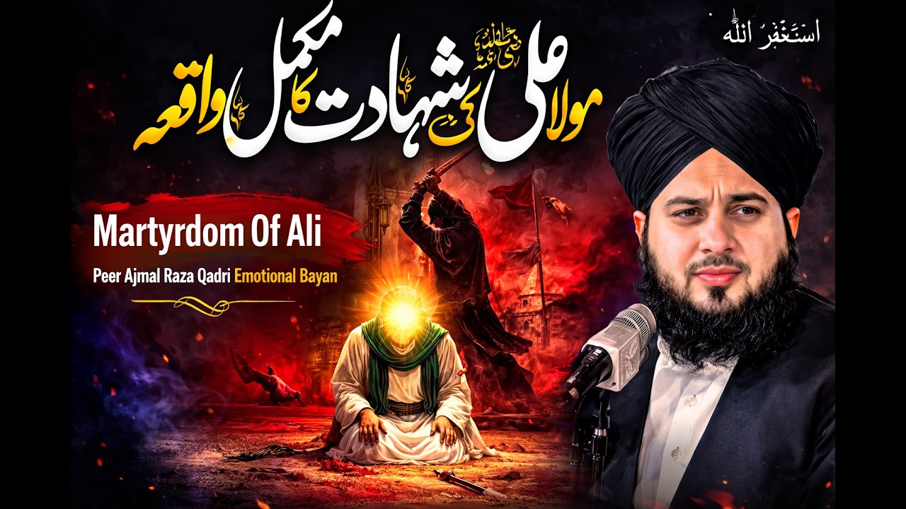 21 Ramadan - Hazrat Ali (R.A) Ki Shahadat Ka Waqia | Peer Ajmal Raza Qadri