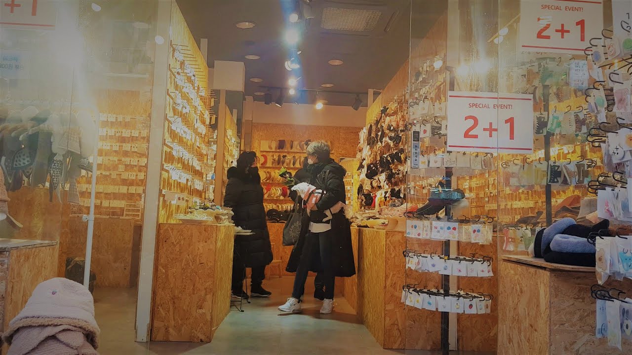 [4K] Walking Ewha Womans University station, Seoul, South Korea