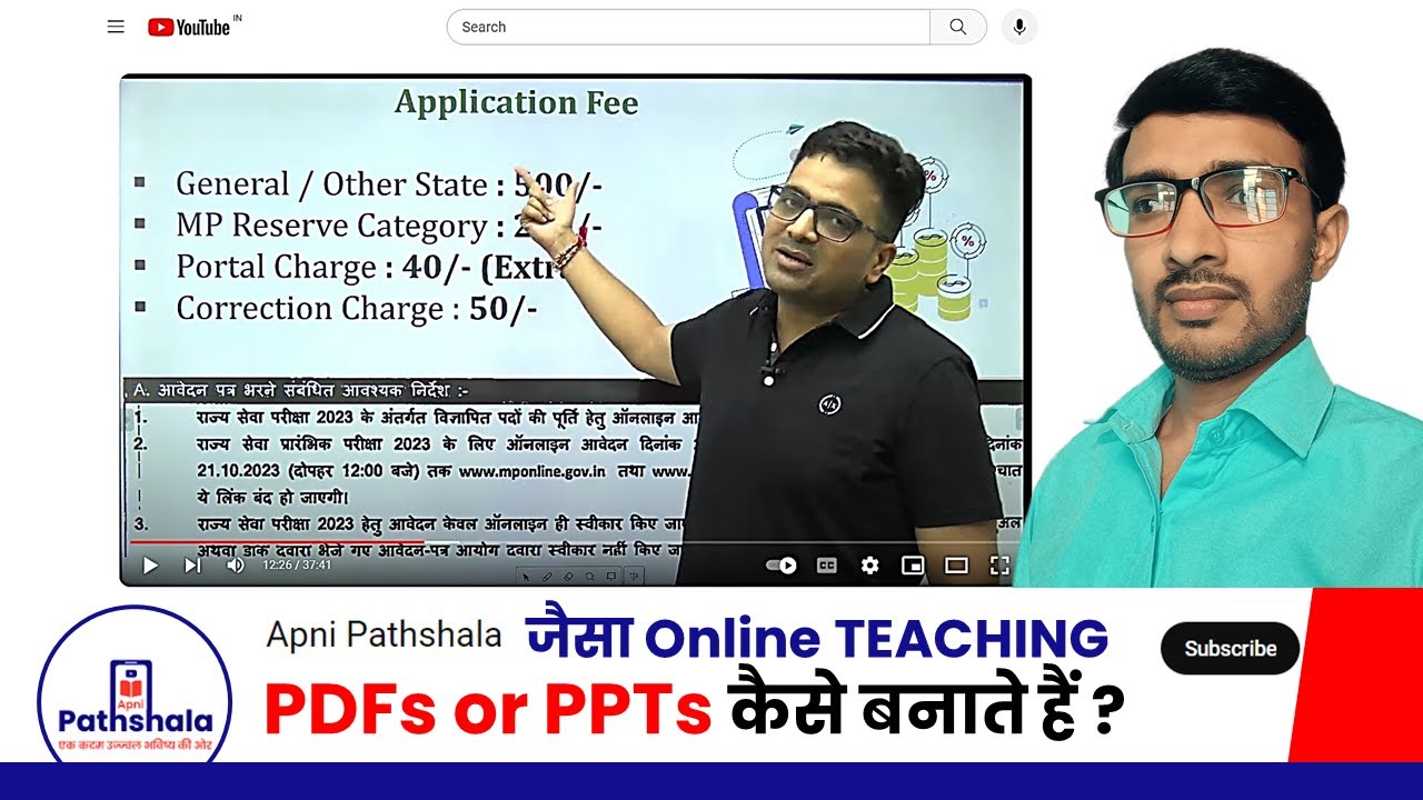 @Apni.Pathshala जैसा Sarkari Jobs Updates वाली  Online TEACHING PPT & PDF बनाएं? @CreatorClassroom
