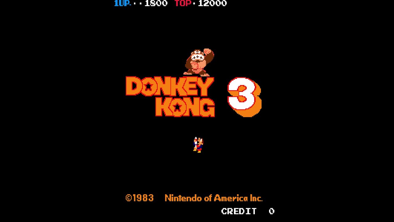 №029 🐛 Donkey Kong 3 (Arcade, 1983)