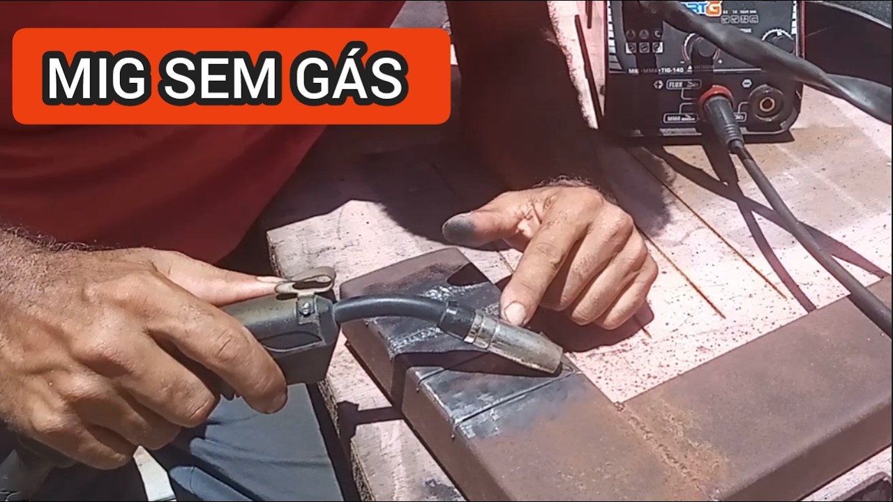 MIG SEM G&Aacute;S. Como soldar metalon na pratica. #migsemgas #migsemgaspresta #soldagem