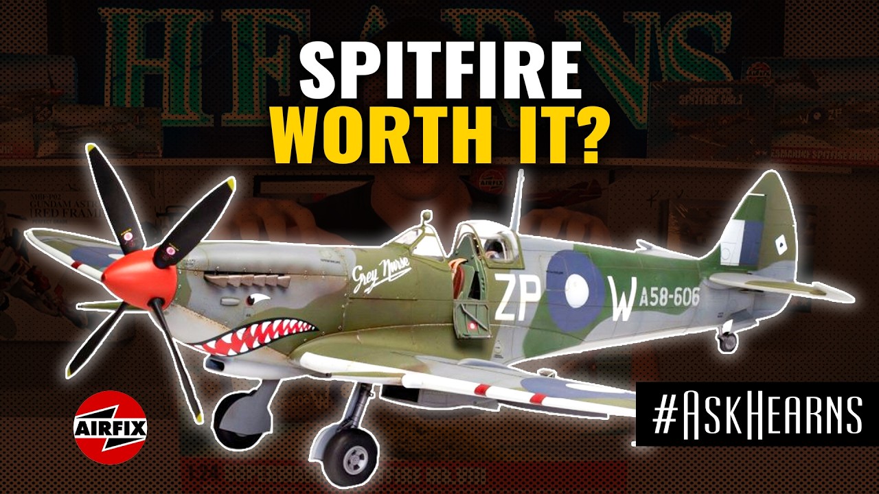 AIRFIX 1/24 Supermarine Spitfire Mk.VIII | Unboxing & Review | #askhearns