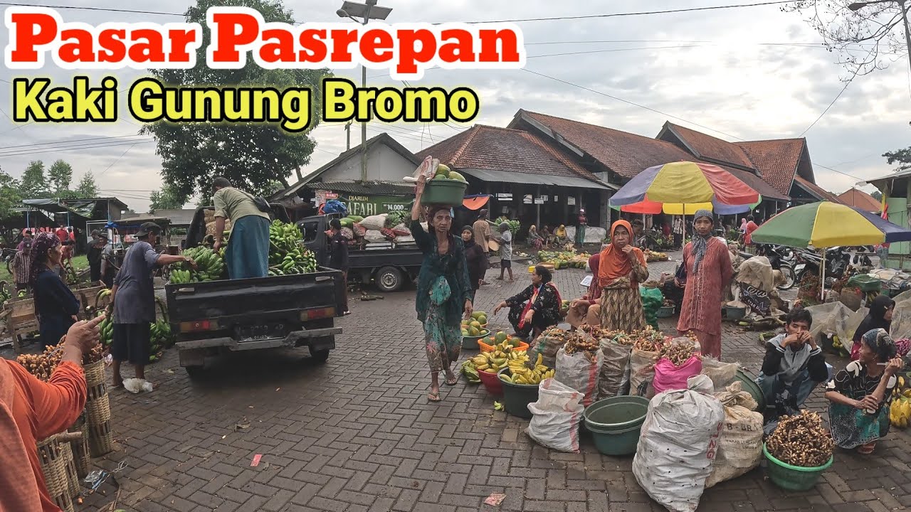 Pasar Unik Pasrepan di Gunung Bromo Pasuruan