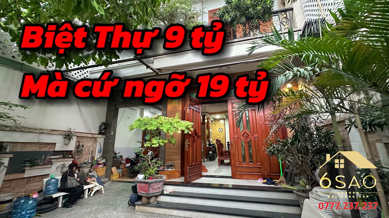 Biệt Thự 9 tỷ mà cứ ngỡ là 19 tỷ - Vừa ở vừa Kinh Doanh luôn | BDS 6 Sao