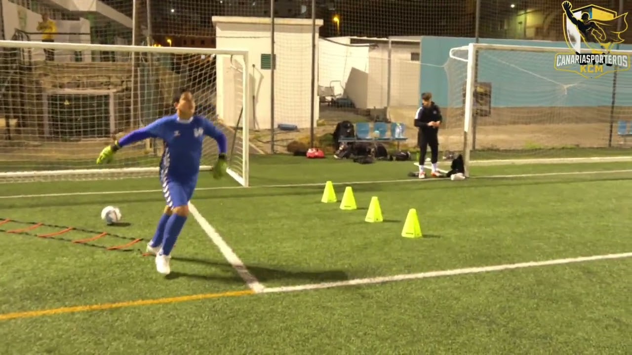 Entrenamientos de porteros trabajo de técnica y coordinación 